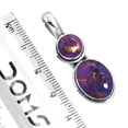 thumbnail image 2 of 925 Sterling Silver Women Jewelry Copper Purple Turquoise Pendant, 2 of 4