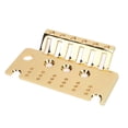 thumbnail image 2 of Electric Guitar Bridge, 10.7mm Spacing Guitar String Bridge Glossy Appearance  for Tremolo System, 2 of 7