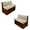 Beige-Leopard Palm Tree, variant on SCRAWLGOD Frog Mandala Print RV Dinette Cushions Covers Stretch Easy Installation RV Dinette Booth Seat Cover Stain Resistant 2 Piece Set Camper Booth Cushion Slipcover