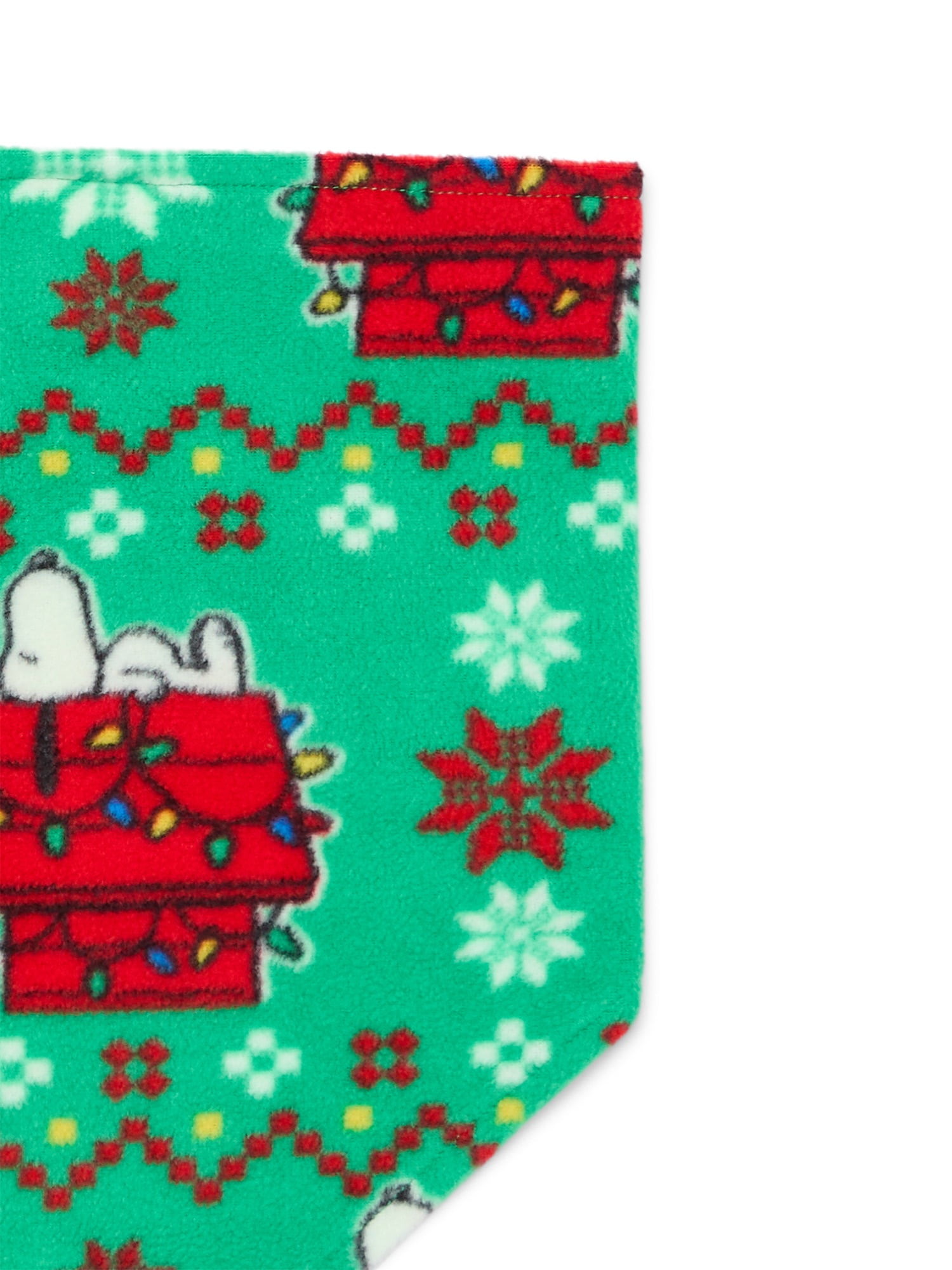 Peanuts Snoopy Home for the Holidays Matching Family Set, Pet Bandana