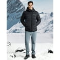 thumbnail image 3 of Men Down Puffer Jacket Pioneer Camp 650 Fill Packable Hooded, 3 of 6