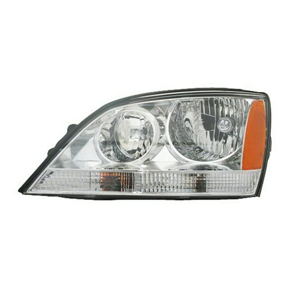 KAI New Standard Replacement Driver Side Headlight Assembly, Fits 2005-2006 Kia Sorento