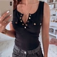 thumbnail image 2 of Babysbule Womens Tank Tops Women Solid Slim Fashion All-match Sleeveless Vest Tops, 2 of 5