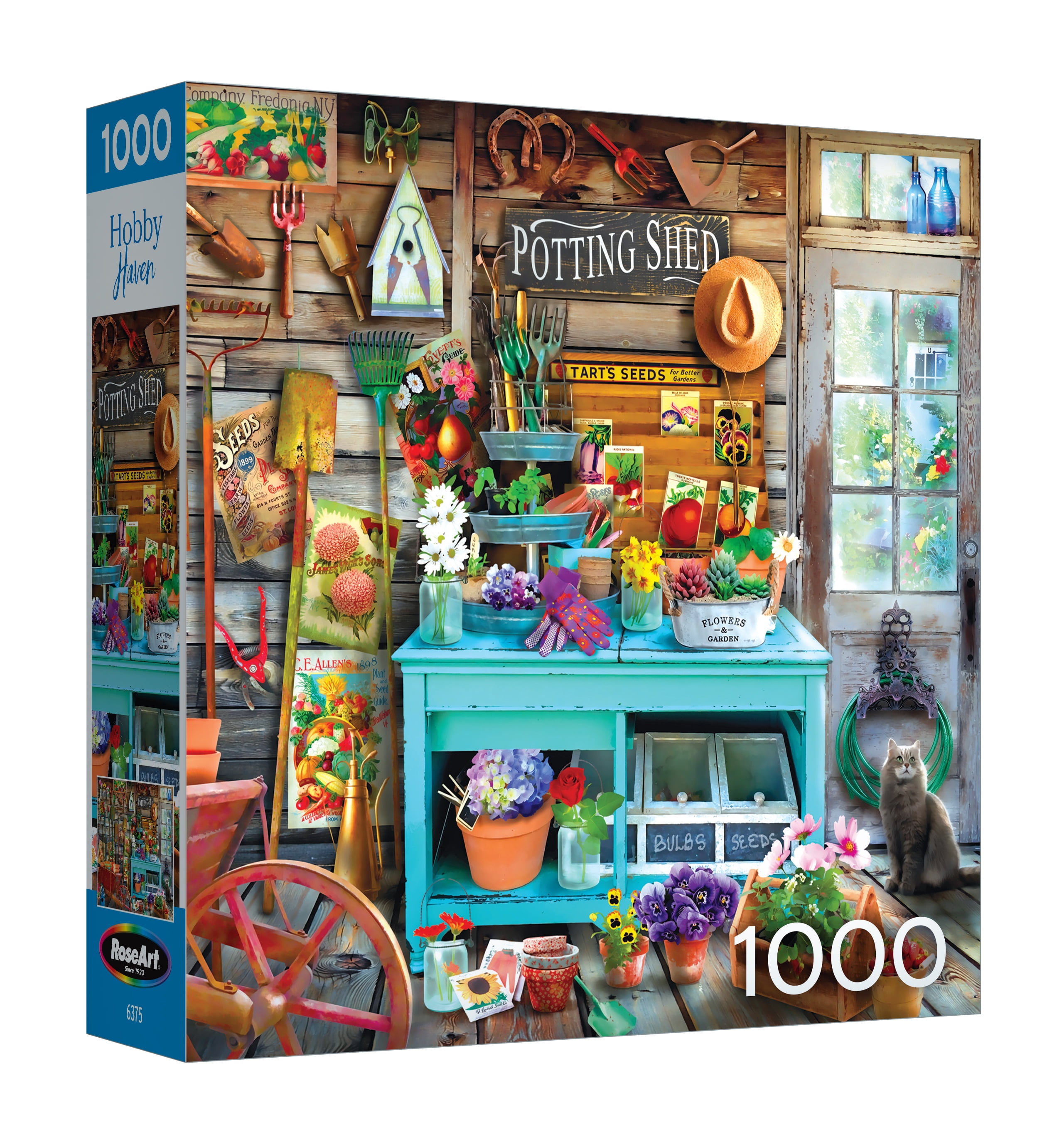 RoseArt Hobby Haven The Potting Shed - 1000 Piece Jigsaw Puzzle