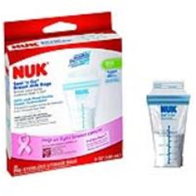 NUK NUK62900 6 oz Seal N Go Breast Milk Storage Bags