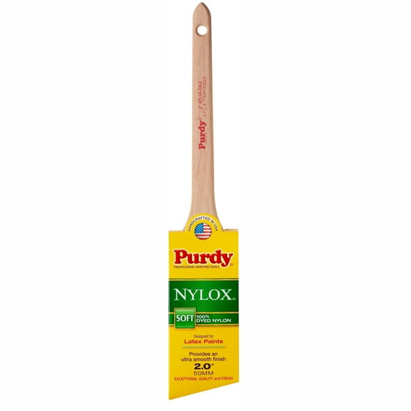 18-Pack of 2” Purdy 144080220 Nylox Dale Angled Sash Paint Brush, Tynex Nylon