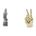 thumbnail image 1 of Estatua De Guan Yin, Adorno De Piedra Con Gesto De Dedo, Escultura Para Feng Shui Chino, Budista, Decoración Del Hogar, Sala De Estar Y Dormitorio., 1 of 8