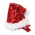 thumbnail image 1 of Pinzas para el pelo navideñas, pasadores, pinzas de cocodrilo para el pelo, peinados Sombrero plegado, 1 of 8