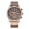 thumbnail image 1 of Reloj de pulsera analógico digital de cuero de cuarzo resistente al agua de alta calidad de Curren, 1 of 8
