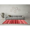 thumbnail image 3 of Ahgly Company Indoor Rectangle Abstract Red Contemporary Area Rugs, 2' x 3', 3 of 4