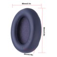 thumbnail image 2 of Almohadillas de repuesto para oreja funda de cojín almohadillas para oreja de espuma con memoria suave orejera de cuero proteico para auriculares Anker Soundcore Life Q30, 2 of 8
