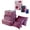 Burgundy, variant on Set of 9 Travel Storage Bags, Moclever Organizer Pouch Packaging Cubes Storage Bags(Burgundy)