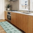 thumbnail image 4 of My Magic Carpet 2.5'x7' Machine Washable Non-Slip Kitchen Hallway Runner Rug, Dula Light Sage Green, 4 of 6