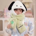 thumbnail image 1 of Sanrio Kuromi-bufanda de Hello Kitty para niño, conjunto de tres piezas de felpa, guantes de My Melody, gorro de invierno Kawaii, mantiene el calor, regalo de Festival LIUWENJING unisex, 1 of 2