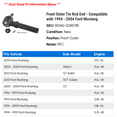 thumbnail image 2 of Front Outer Tie Rod End - Compatible with 1994 - 2004 Ford Mustang 1995 1996 1997 1998 1999 2000 2001 2002 2003, 2 of 2