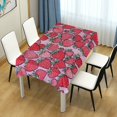 thumbnail image 4 of Yayeee Tablecloths 60" x 120" Rectangle Wrinkle Resistant Party Table Cover, Sweet Strawberry, 4 of 8