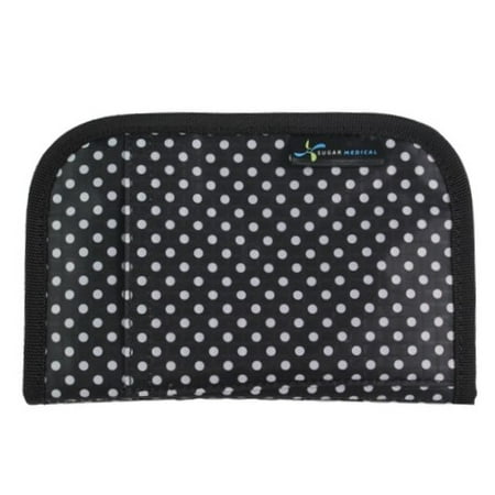 Sugar Medical Universal Diabetes Supply Bag / Case / Organizer - Mini Black Dot