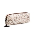 thumbnail image 6 of Women Floral Dustproof Makeup Bags with Zipper Cosmetics Toiletry Organizer Large Capacity Portable Storage Case for Work Daily Holiday Gifts (Style 9), 6 of 7