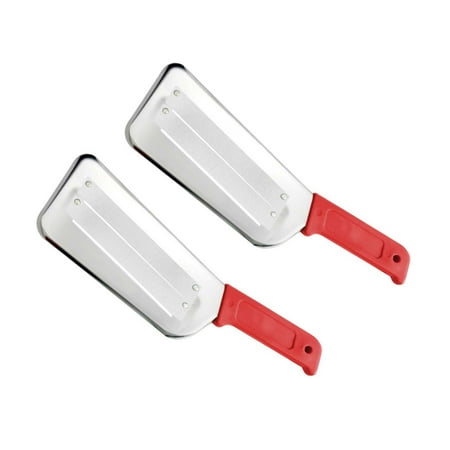 

Hglyxoae 2pcs Stainless Steel Paring KnifeDouble Blade Paring KnifeMultifunctional Wrap Vegetable Paring KnifeShredded Sugar Cane Knife(Red)