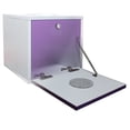 thumbnail image 1 of Buro Flotante Recamara Mdf Luz Led Ensamblado Lila, 1 of 7