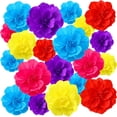 thumbnail image 1 of Flores mexicanas de papel crepé para el Día de los Muertos, 19 unidades, 1 of 7