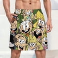 thumbnail image 2 of The Loud House Men's Short Pajama Pants Soft Trendy Sleep Shorts Breathable Ice Silk Lounge Shorts XL, 2 of 8