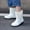 White, variant on Toddler Boys Boots Boys Rain Boots Children Shoes For Outdoor Play Durable Kids Footwear Rains Shoes Casual Basic Shoes 6-7 Years White