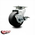 thumbnail image 2 of 4 Inch Polyolefin Swivel Caster with Roller Bearing and Brake SCC, 2 of 2
