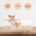 thumbnail image 2 of MasteelfCA 1Pc Sand Bath Box Small Pets Toilet Acrylic Shower Basin Hamster Bathtub, 2 of 8