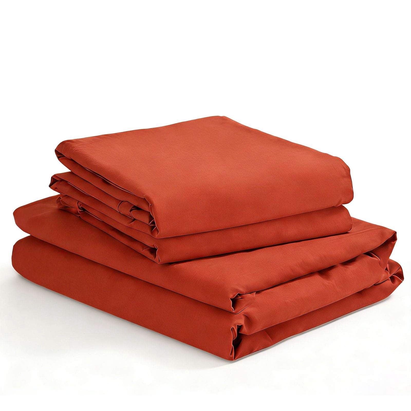 4Pcs Ultra-Soft 85g Sheet and Pillowcase Set, Soft Solid Color, Machine Washable, Suitable For All Seasons, Christmas Comfortable Bedding Set, Available For Single, Double, King, and Queen Beds