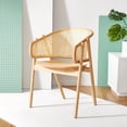 thumbnail image 2 of SAFAVIEH Couture Emmy Contemporary Wood Solid Dining Armchair, Natural, 2 of 14