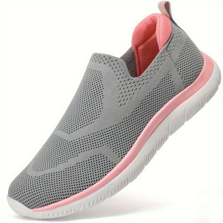 

ASSR Slip On Sneakers For Women Lightweight Walking Shoes Comfortable Breathable Mesh Low Top Sport Shoes Gift