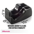 thumbnail image 2 of Recycled 2-in-1 Heavy Duty Tape Dispenser, 1" and 3" , Black (96690), 2 of 7