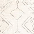 thumbnail image 4 of SAFAVIEH Casablanca Otis Abstract Moroccan Wool Shag Area Rug, Ivory/Silver, 8' x 10', 4 of 9