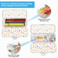 thumbnail image 5 of Plastic Pencil Box Large Capacity Pencil Boxes Clear Boxes with Snap-Tight Lid Stylish Office Supplies Storage Organizer Box Cartoon Candy Pattern, 5 of 7