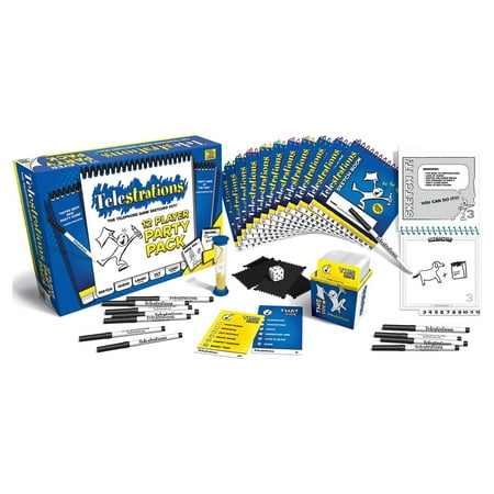 UPC: 0700304044235 | Telestrations 12 Player Party Board Game by USAopoly