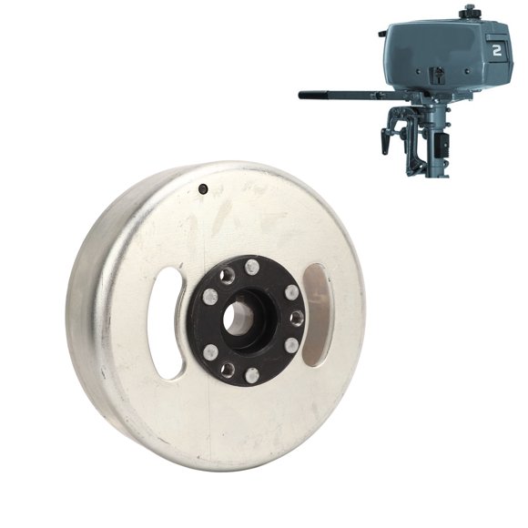 Outboard Motor Flywheel, Shake Proof Outboard Flywheel 6A1-85550-00 Energy Saving For 2HP 2 Stroke Outboard