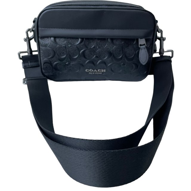 Bolsa Coach Crossbody Signature Coach Negra