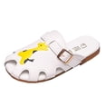 thumbnail image 2 of DPTALR Sandales Décontractées en Cuir pour Enfants Garçons Filles Été, 2 of 7