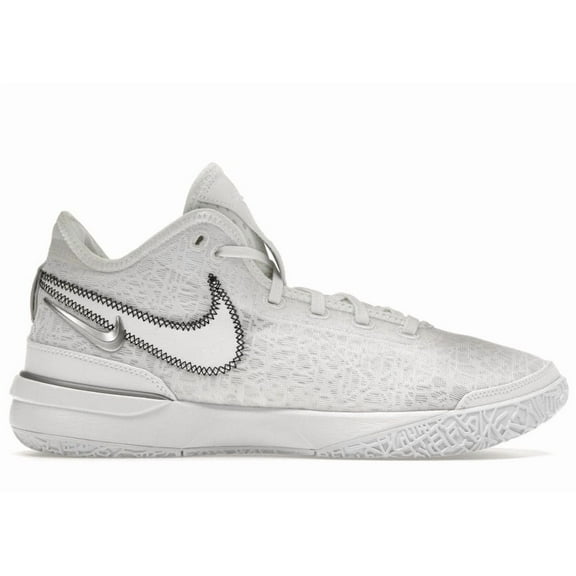 Nike Men's Zoom LeBron NXXT Gen White Metallic Silver Basketball Shoes, from StockX
