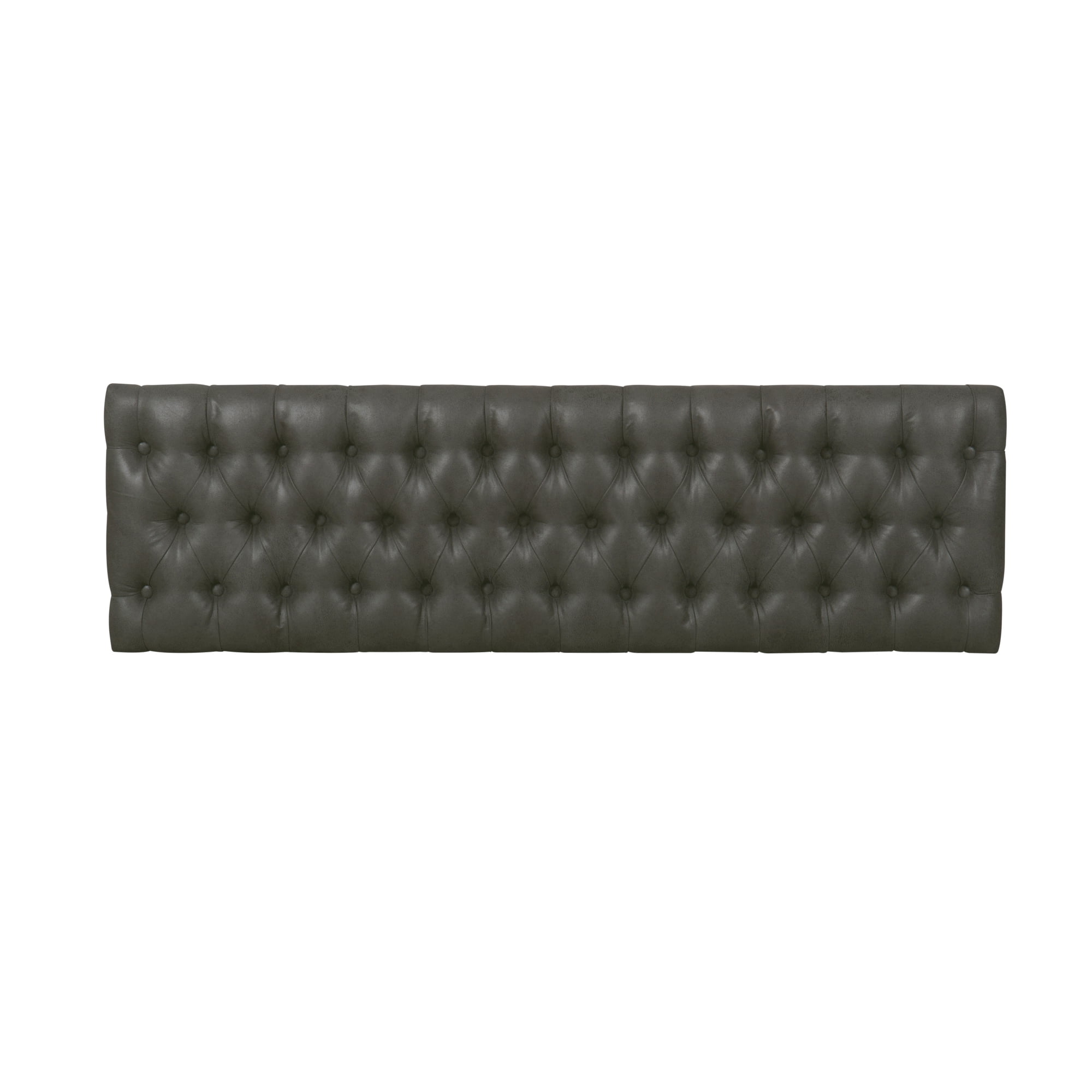 HomePop Draper Ottoman with Button Tufting