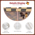 thumbnail image 3 of KLL Christmas Tree Skirt,Party Decorations Farmhouse for Christmas Decorations Holiday Party 30" -Chess Board With Pawns, 3 of 6