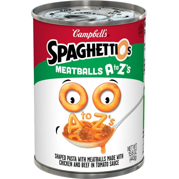 SpaghettiOs A to Z's Canned Pasta with Meatballs 15.6 oz