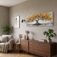 thumbnail image 2 of Canvas Wall Art for Living Room - Large Yellow Tree of Life Canvas Prints, Modern Abstract Nature Painting for Kitchen Bedroom Office Wall Decor, 2 of 7