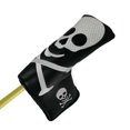 thumbnail image 3 of Straight Durable Skull Pattern Closure Women Men Headcover Non-Slip Sleeve Protection - black, 3 of 8
