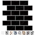 thumbnail image 1 of Baldosas de cocina URCOLOR, 10 láminas, mármol negro, 30 x 30 cm, 1 of 8