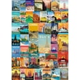 thumbnail image 1 of Rompecabezas PICKFORU Vintage World Travel 1000 piezas, 1 of 8