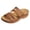 Brown, variant on Orthopedic Sandals for Women with Arch Support Casual Summer Slip on Platform Slides Lightweight Cushioned Low Wedge Walking Shoes White Size 9.5