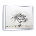 thumbnail image 2 of Designart "Simplistic African Tree Essence V" Tree African Floater Framed Wall Art Living Room, 2 of 5