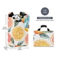 thumbnail image 2 of Yayeee Freestanding Laundry Hamper with Handle Collapsible Large Storage Basket for Clothes, Candy Lemon Slices, 2 of 7